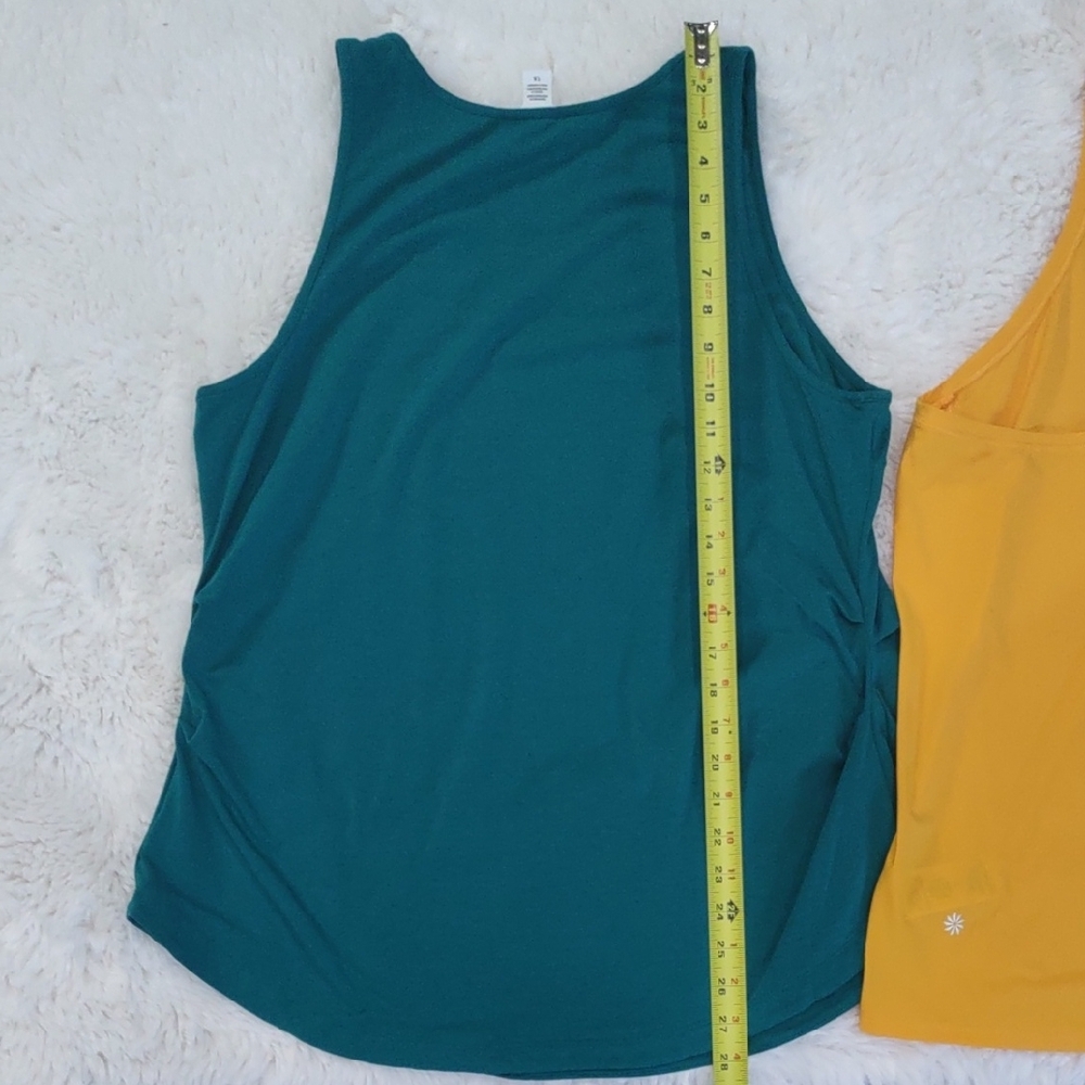 ATHLETA (2-Pack)Teal and Yellow Tank Tops - Picture 11 of 17